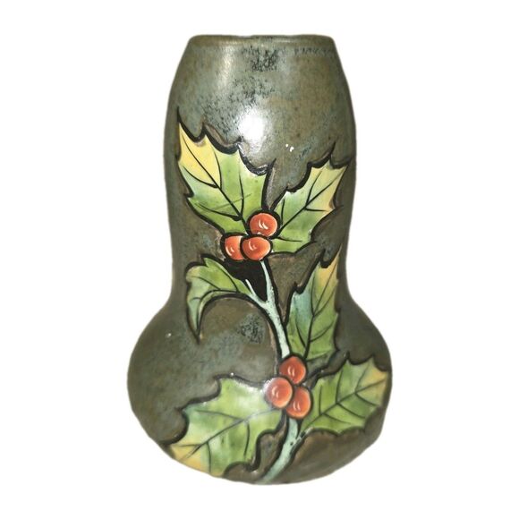 Alfred Stellmacher Other - Antique Alfred Stellmacher  Christmas Pottery Vase Holly Berry